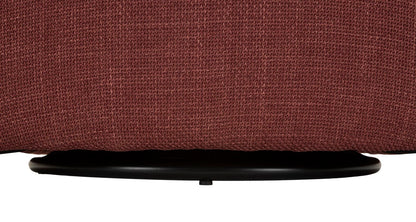 Poltrona Girevole Siena Bordeaux Cm 83,5x66x80 (seduta Altezza Cm 42)