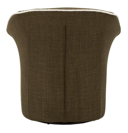 Poltrona Girevole Siena Verde Cm 83,5x66x80 (seduta Altezza Cm 42)