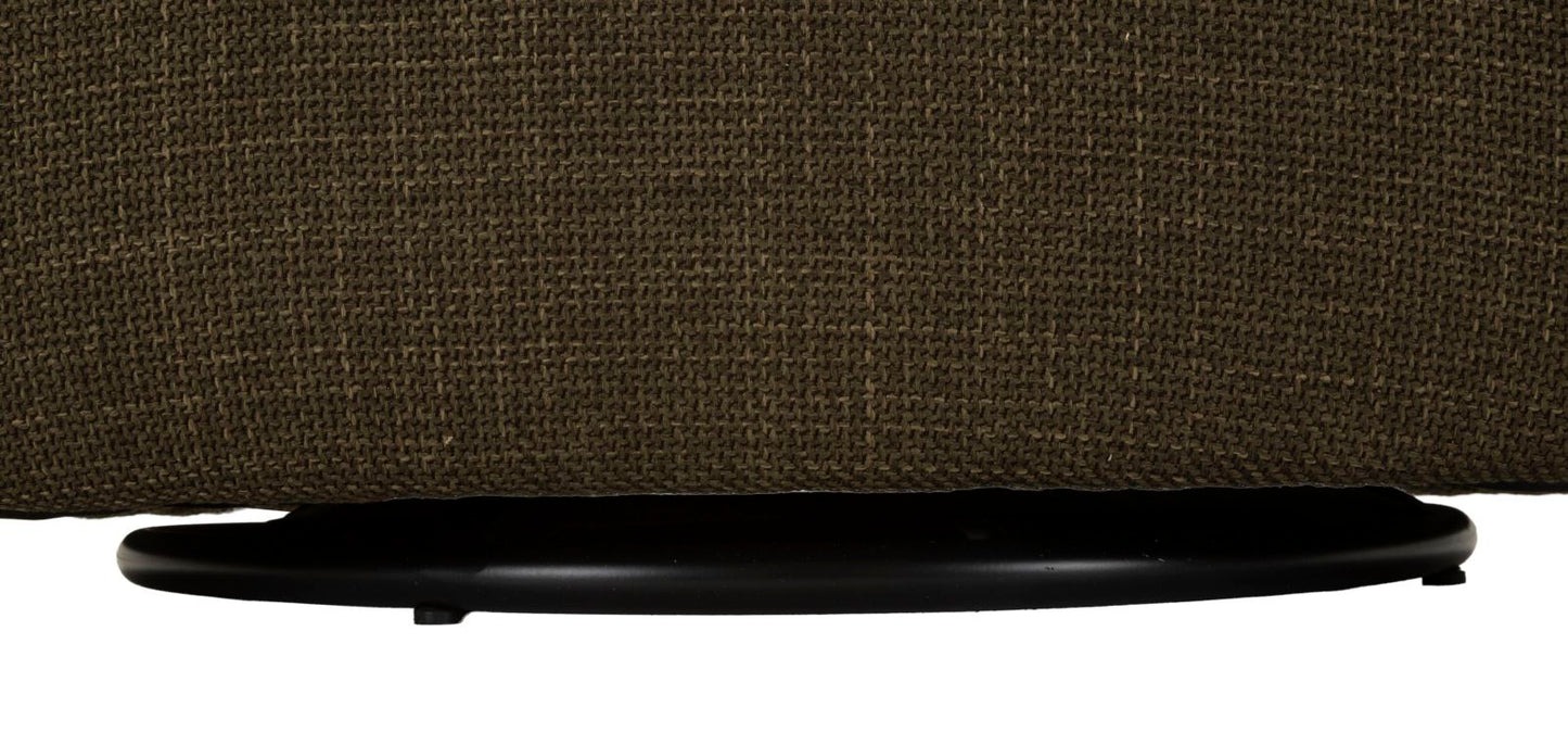 Poltrona Girevole Siena Verde Cm 83,5x66x80 (seduta Altezza Cm 42)