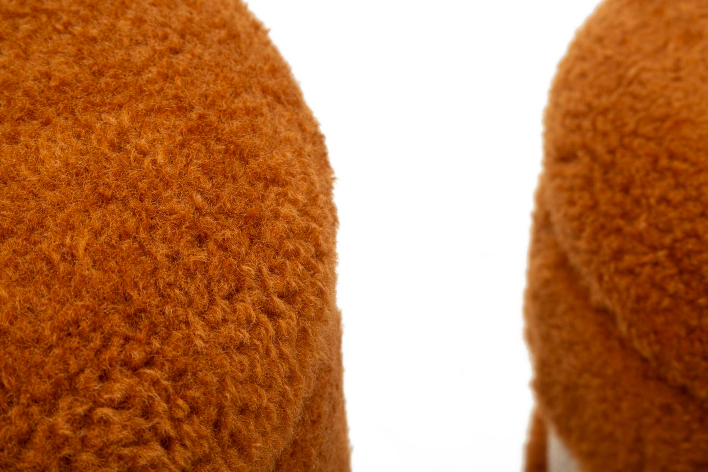 Pufe com Recipiente Saint-Moritz Marrone Conjunto 2 Un. Cm ø 40x47-32x38