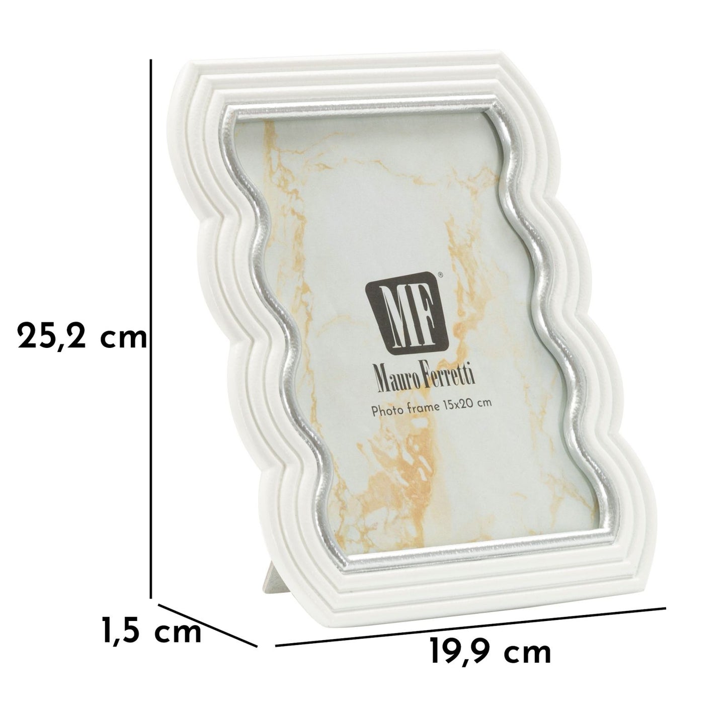 Moldura Curty Cm 19,9x1,5x25,2 (medida Interna Cm 15x20)