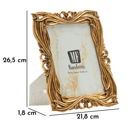 Moldura Baroque Cm 21,8x1,8x26,5 (medida Interna Cm 15x20)