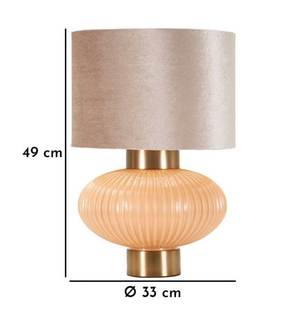 Candeeiro de Mesa Perly -B- Cm ø 33x49