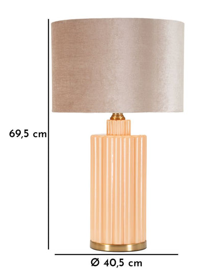 Candeeiro de Mesa Perly -D- Cm ø 40,5x69,5