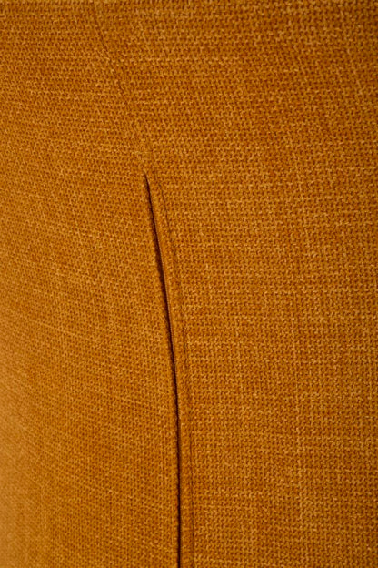 Poltrona Girevole Siena Senape Cm 83,5x66x80 (seduta Altezza Cm 42)