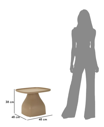 Mesa Auxiliar Gea Tortora Cm 48x48x38
