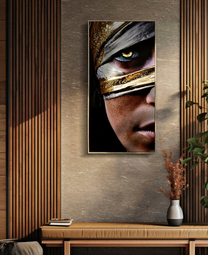 Pintura Sobre Tela Lacado Nairobi com Moldura -A- Cm 52x4x102