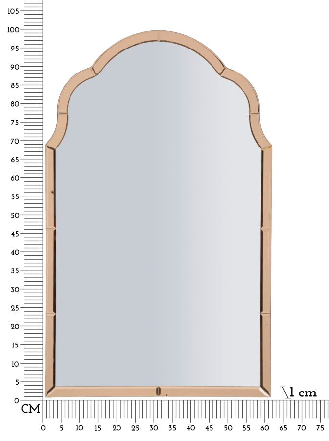 Espelho de Parede Tangeri Rosa Cm 62x1x100 (misura Espelho Cm 55x94)