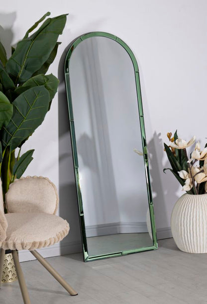 Espelho de Parede Baku Verde Cm 55x2x150 (misura Espelho Cm 49x144)