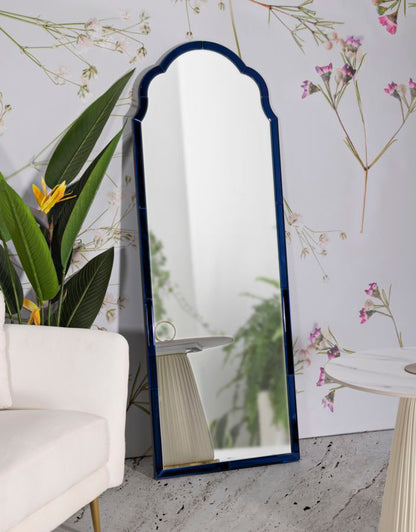 Espelho de Parede Tangeri Azul Cm 55x2x150 (misura Espelho Cm 49x144)