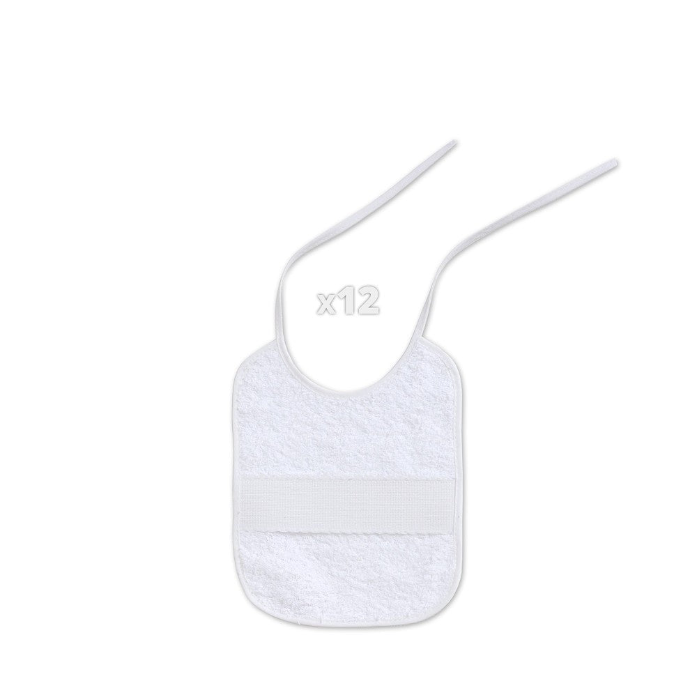 Babete Em Ponto Cruz 20X25 Pack 2 Branco Interbaby