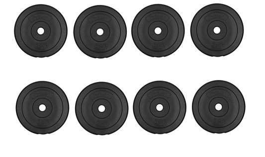 Conjunto de discos 20 kg (8 x 2,5 kg) 26 mm