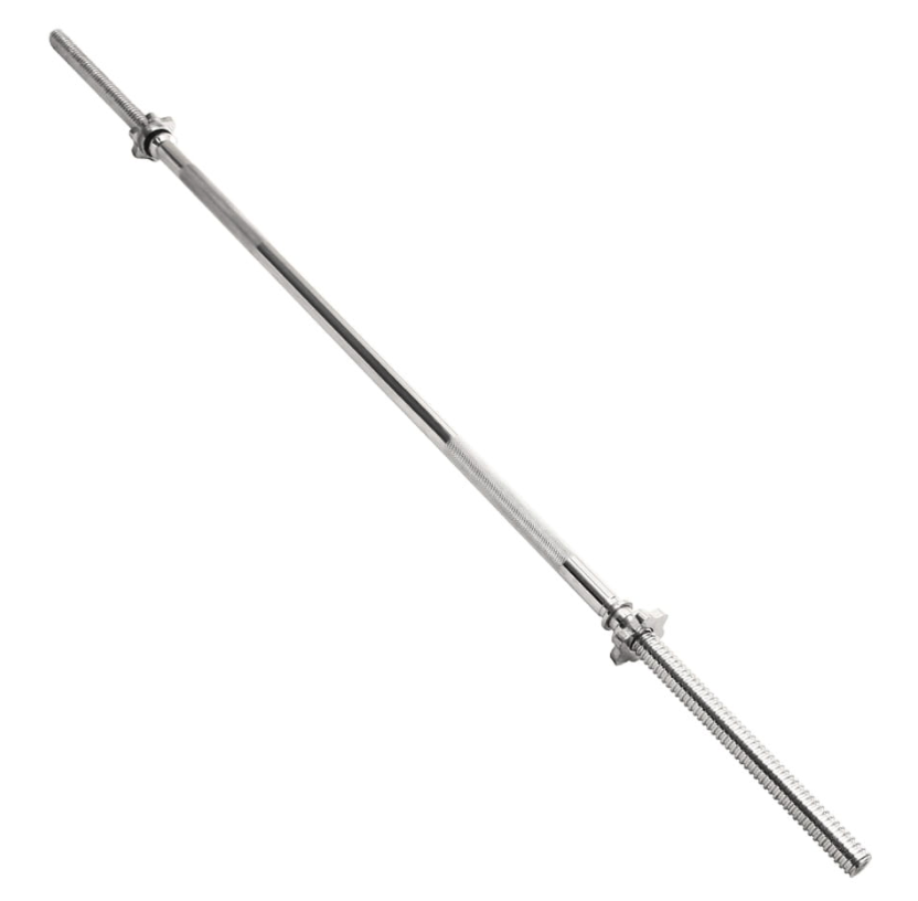 Barra de musculação 165 cm diâmetro 25 mm com fechos