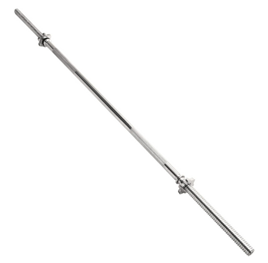 Barra de musculação 165 cm diâmetro 25 mm com fechos