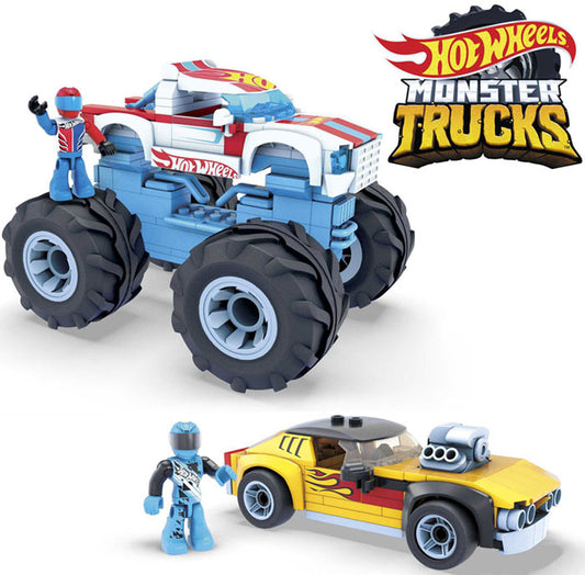 Mega Bloks Construx Hot Wheels Rodger Dodger + Carro