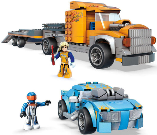Mega Bloks Construx Hot Wheels Camião Trans. + Carro