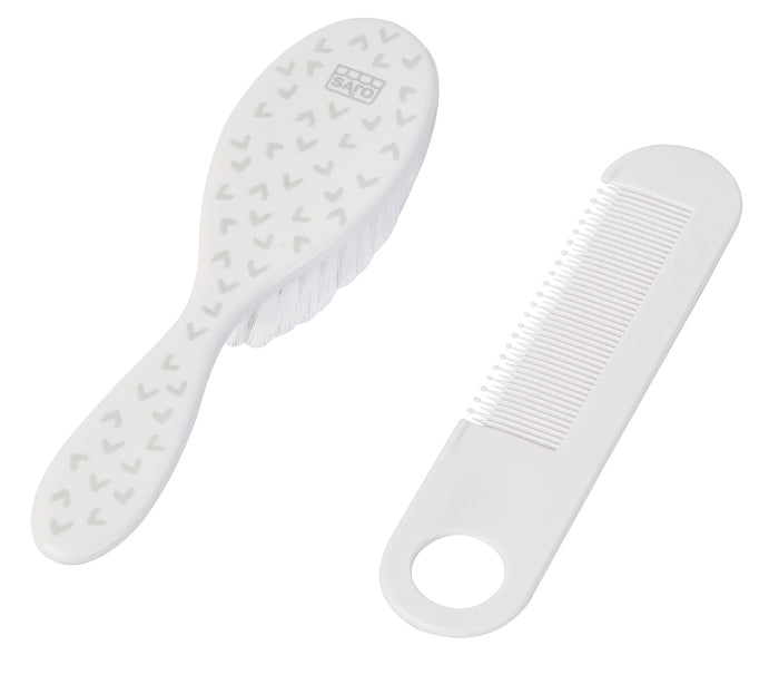 Saro - Escova e pente Branco