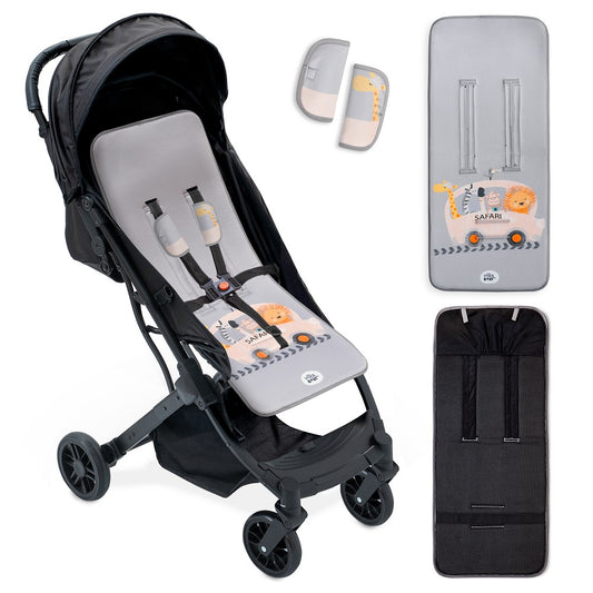 Capa protetora para carrinho Gray Safari Tours Interbaby