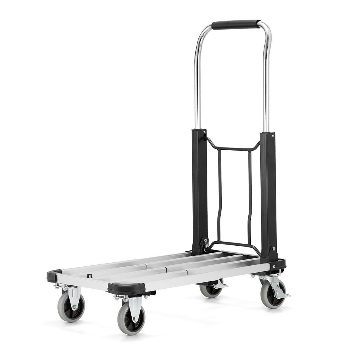Carrinho de transporte dobrável 71 x 41 cm até 150 kg alumínio