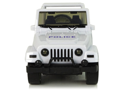 Carro polícia todo-o-terreno branco