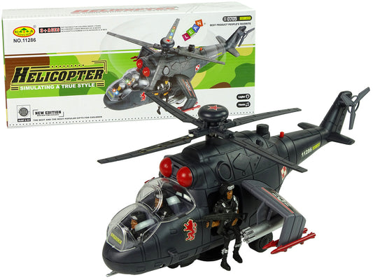 Helicóptero gigante com luz som e rotação