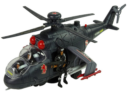 Helicóptero gigante com luz som e rotação