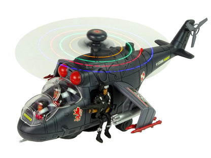 Helicóptero gigante com luz som e rotação