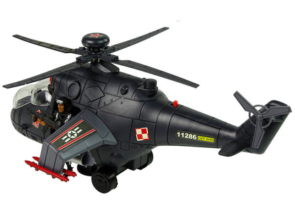 Helicóptero gigante com luz som e rotação