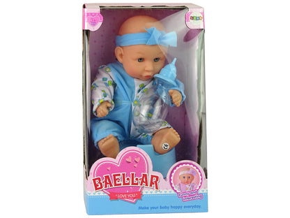 Boneca bebé com penico bebe e faz xixi 24 cm