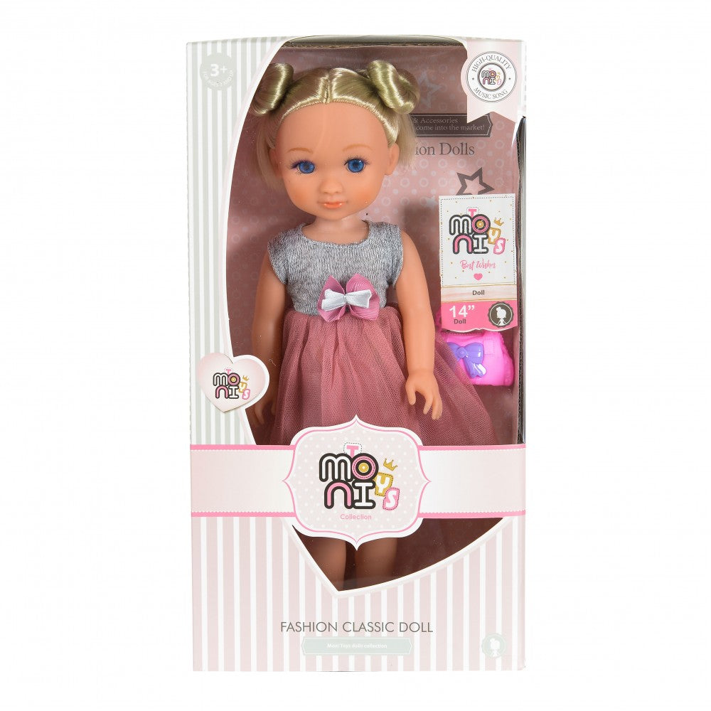 Boneca 36 cm fashion Moni