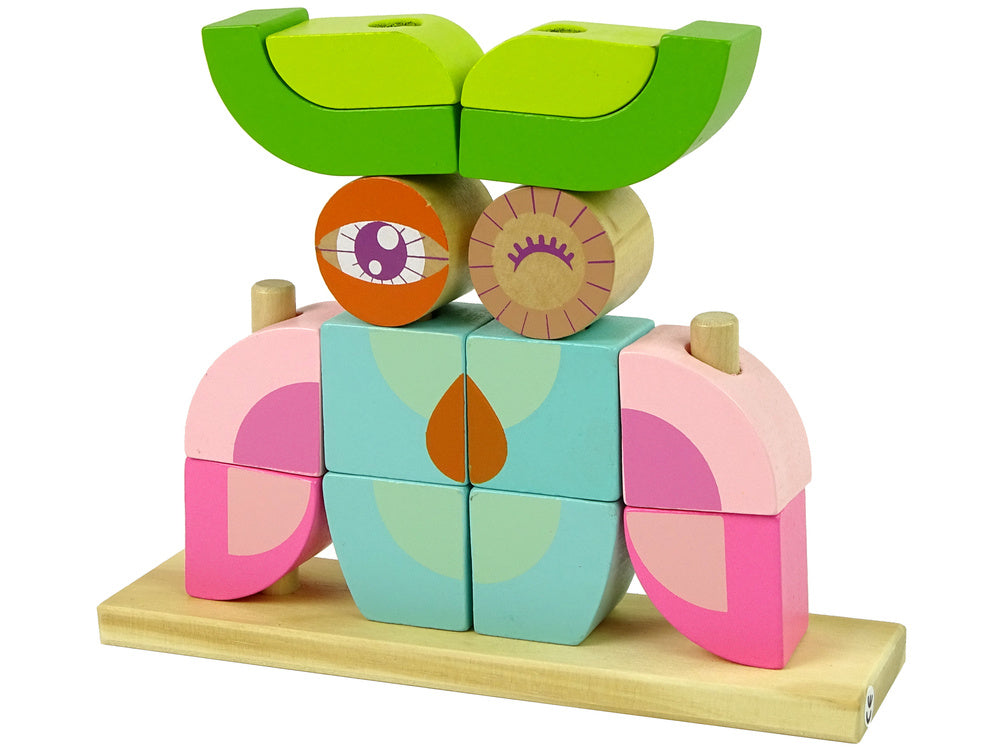 Puzzle madeira coruja 3D