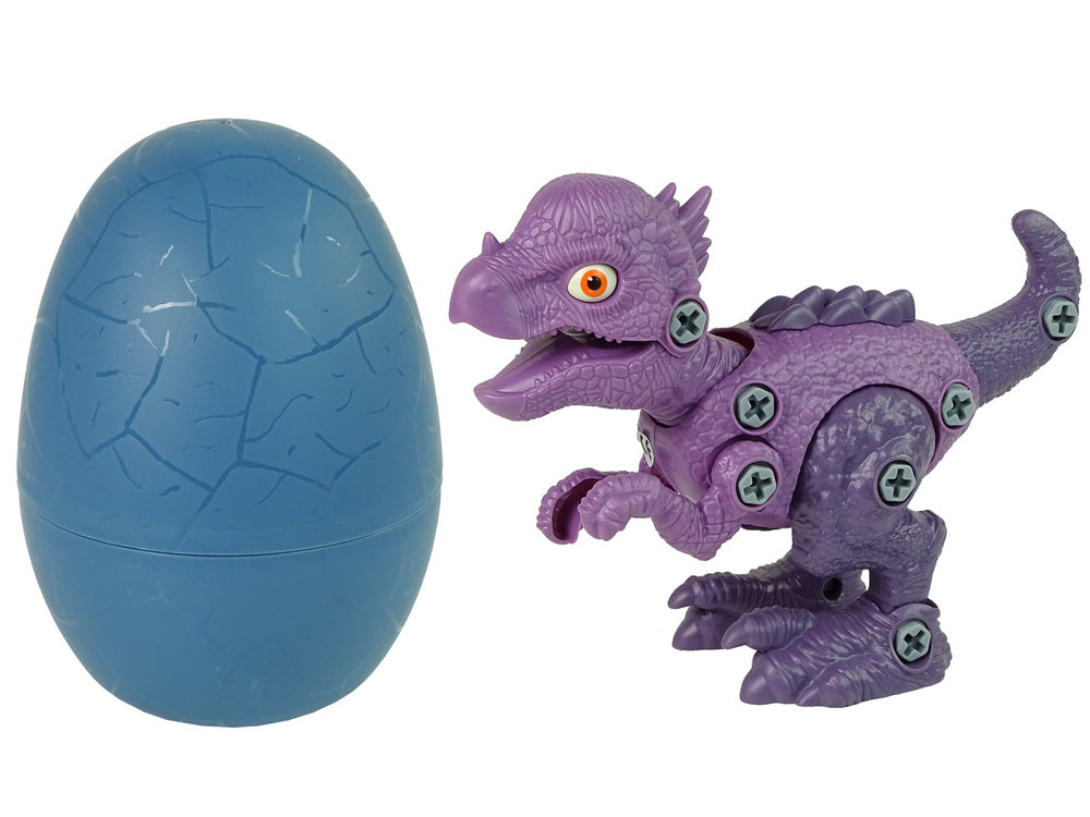 Dinossauro stygimoloch com ovo DIY aparafusadora roxo