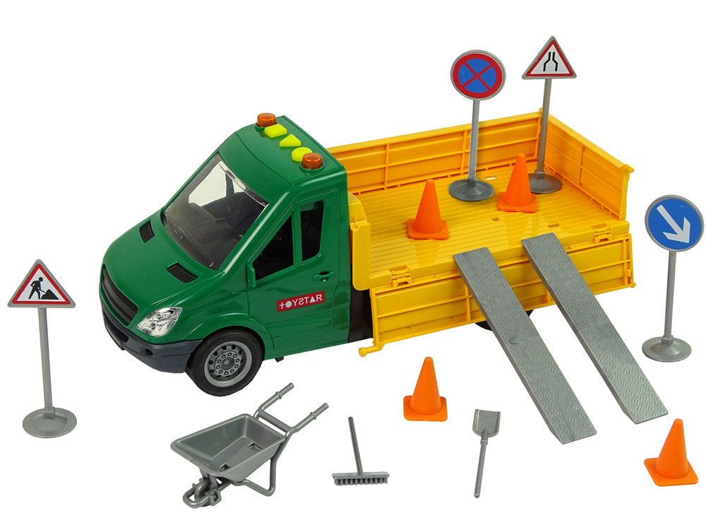 Carro estrada basculante fricção com som