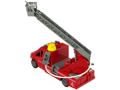 Camião bombeiros vermelho com água som luz
