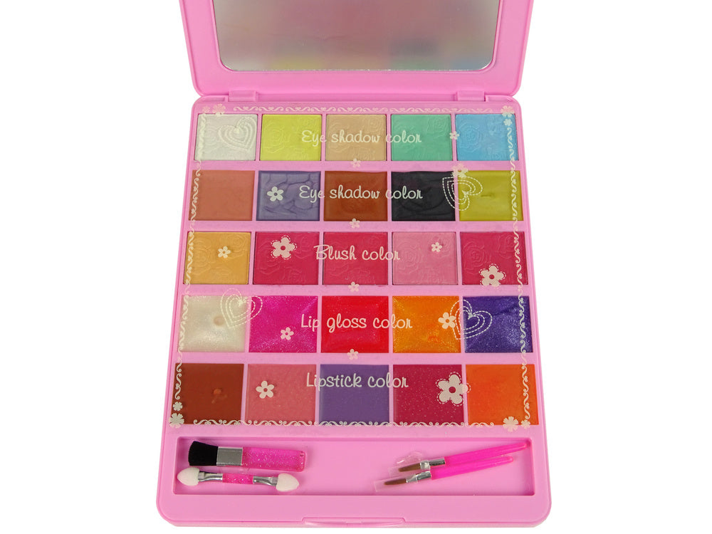 Paleta maquilhagem com espelho sombras gloss
