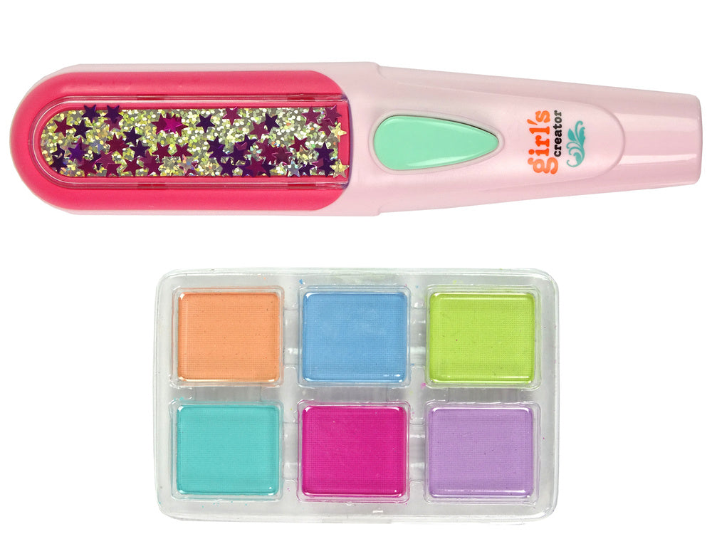 Kit cabelo prancha extensões 6 cores