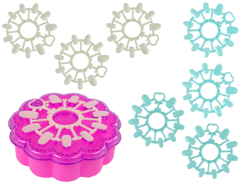 Conjunto unhas verniz canetas autocolantes