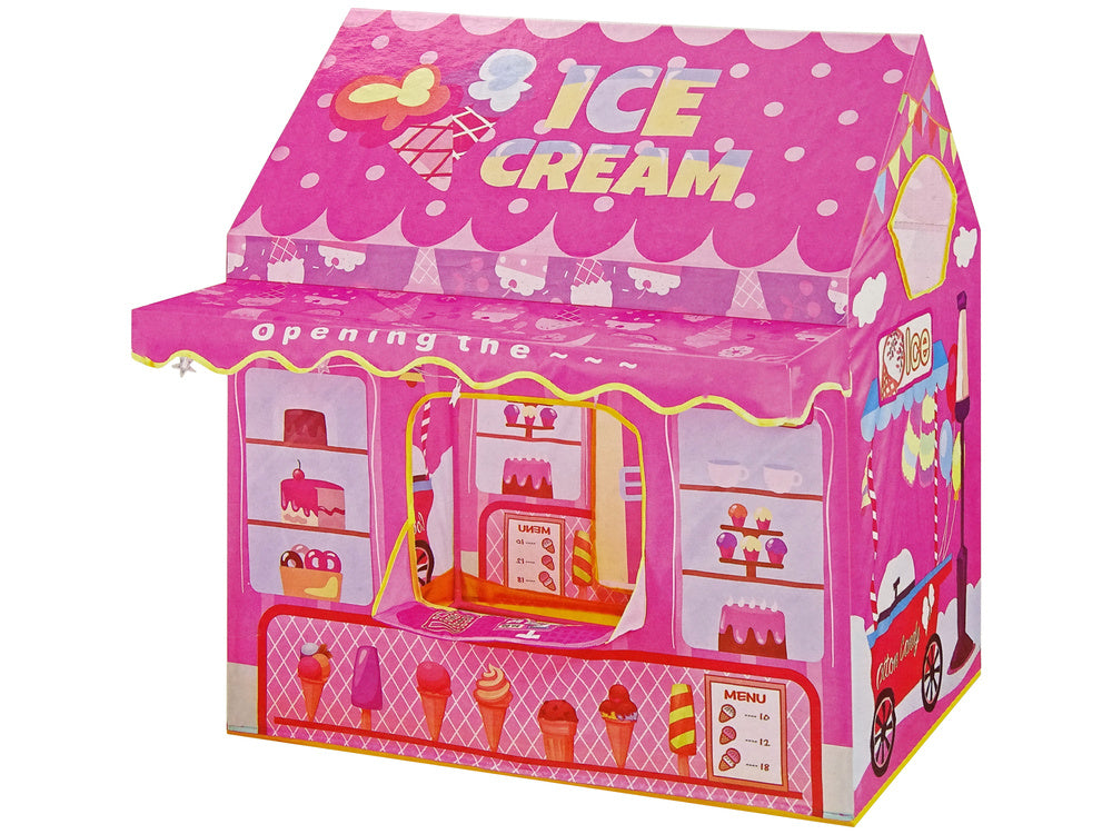 Tenda gelados infantil rosa luz estrelas