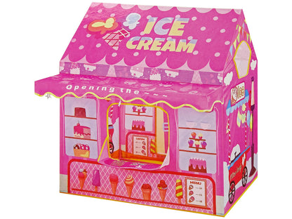 Tenda gelados infantil rosa luz estrelas