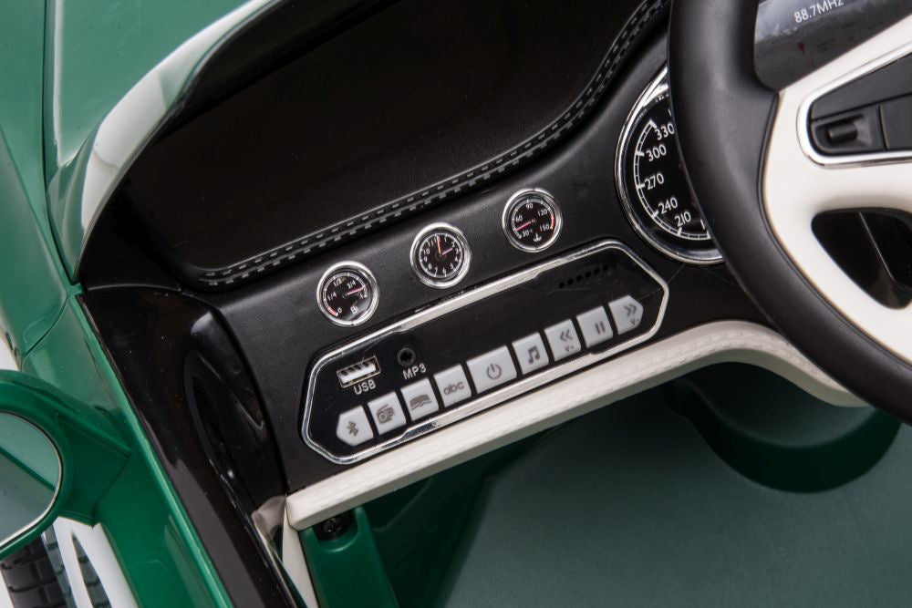 Carro elétrico Bentley Mulsanne verde