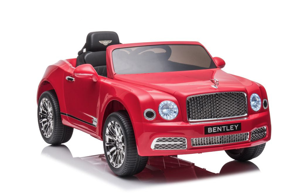 Carro elétrico Bentley Mulsanne vermelho pintado