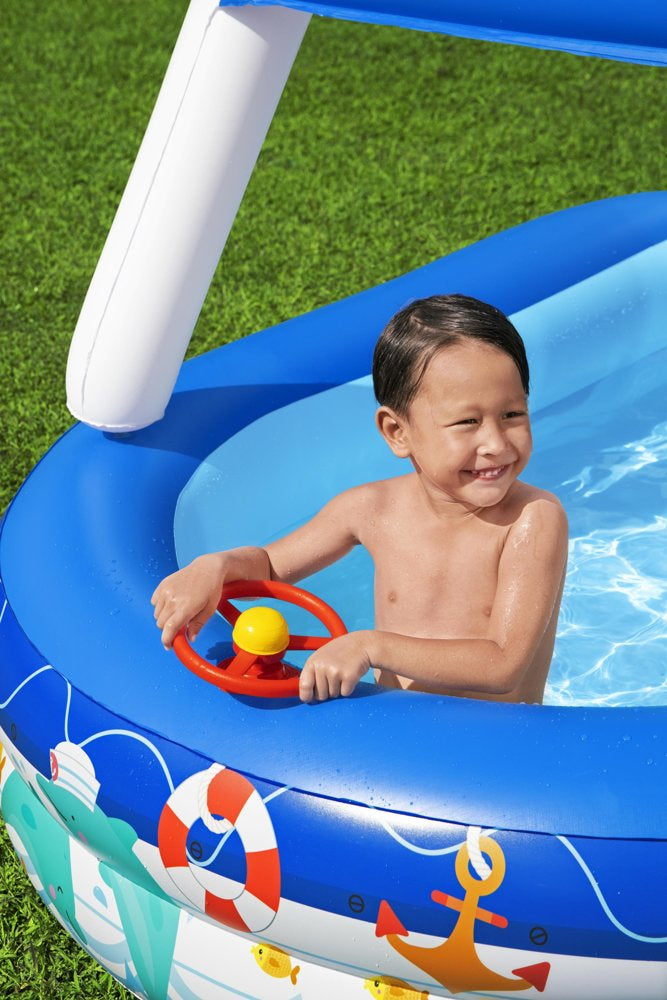Piscina insuflável com cobertura 213 x 155 x 132 cm Bestway