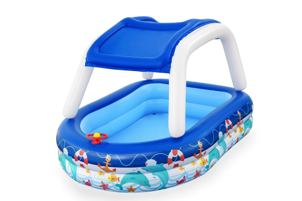 Piscina insuflável com cobertura 213 x 155 x 132 cm Bestway