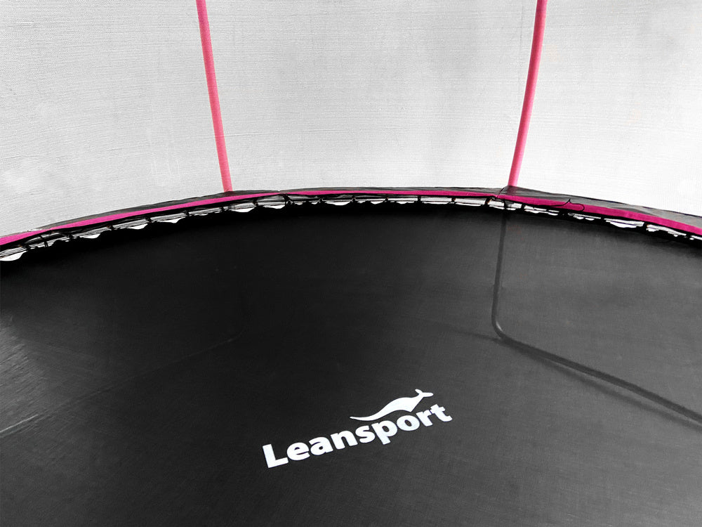 Trampolim Lean Sport Max 16 ft preto rosa