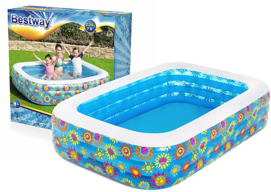 Piscina insuflável flores 229 x 152 x 56 cm Bestway