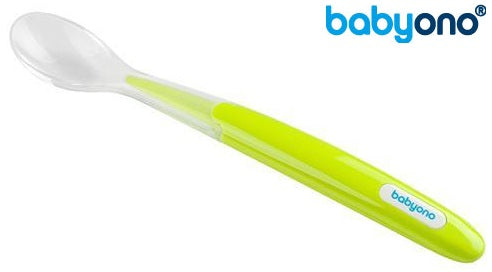 Baby Ono - Colher de silicone verde