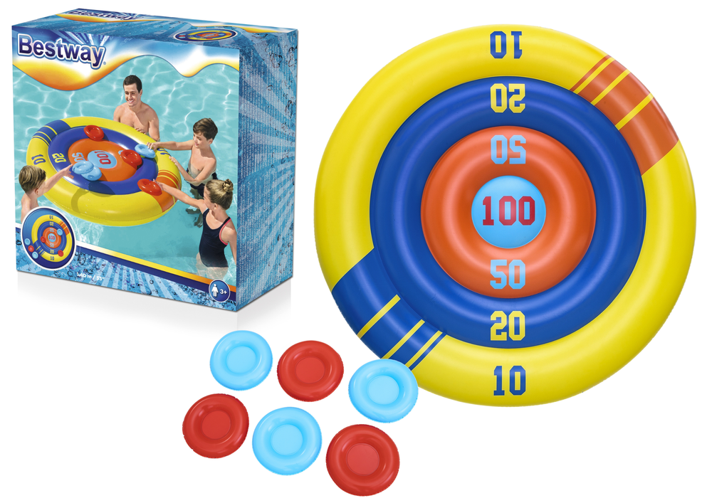 Jogo piscina arcade alvo frisbee 140 cm Bestway