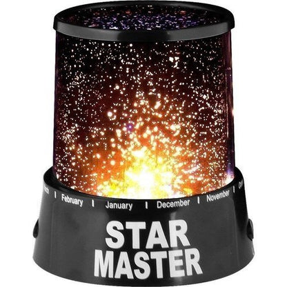 Projetor noite estrelas e planetas com pilhas