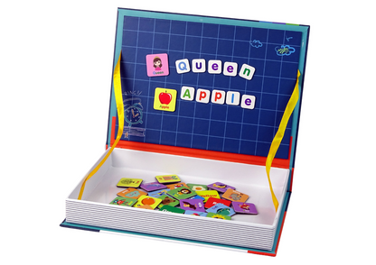 Livro puzzle magnético alfabeto inglês