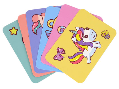 Livro puzzle magnético unicórnios